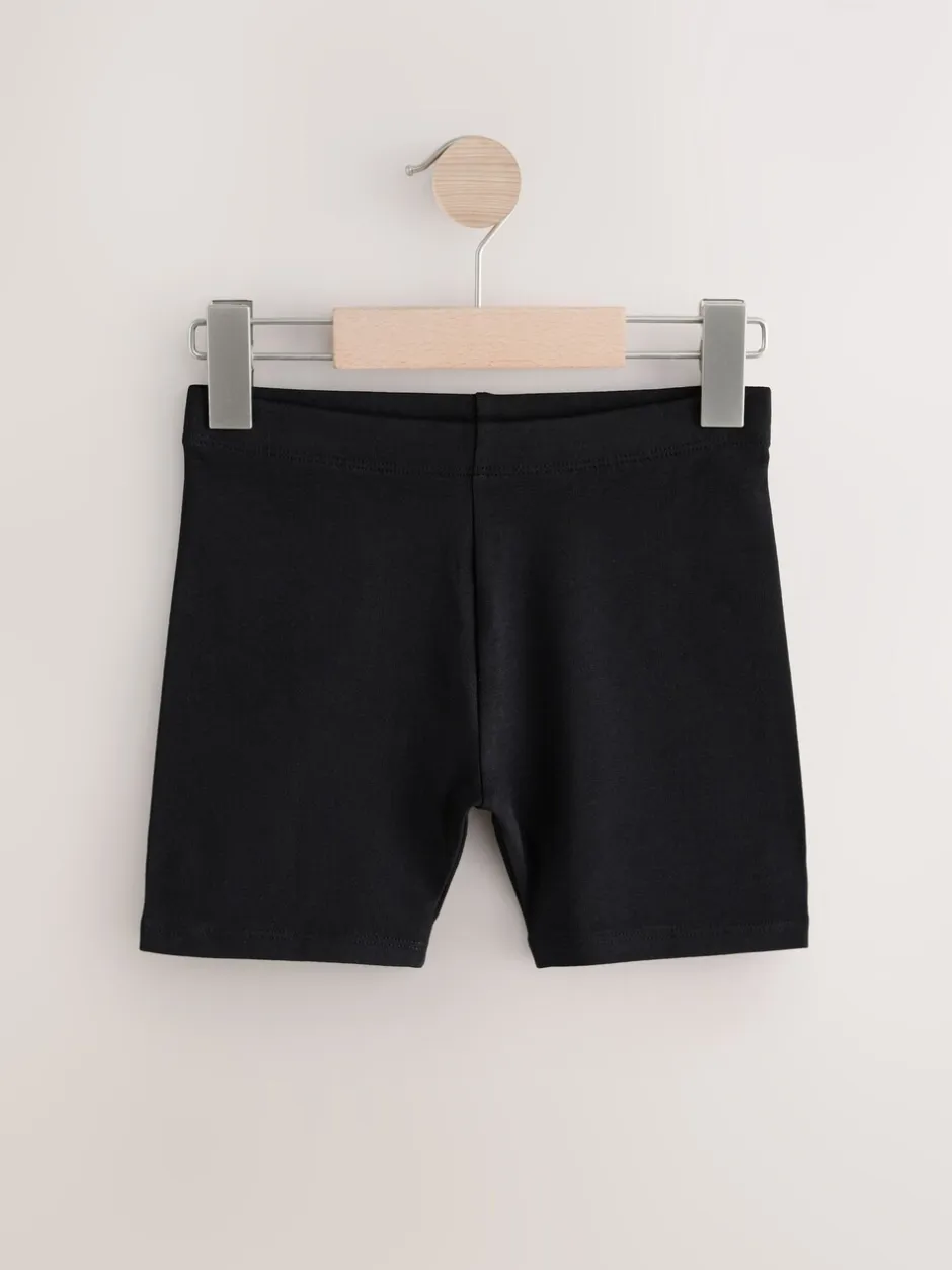 Schoolkleding|Shorts En Rokken*Next Zwart - Verpakking van 7 stretchy fietsshorts met hoog katoengehalte (3-16jr)