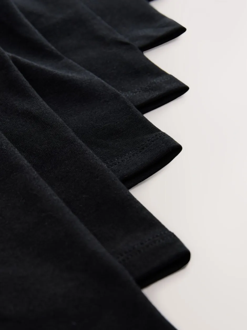 Schoolkleding|Shorts En Rokken*Next Zwart - Verpakking van 7 stretchy fietsshorts met hoog katoengehalte (3-16jr)