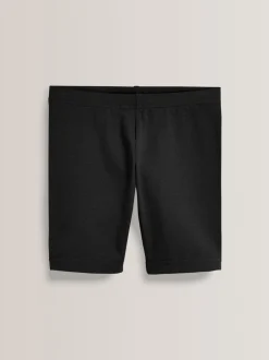 Schoolkleding|Shorts En Rokken*Next - Verpakking van 2 stretchy fietsshorts met hoog katoengehalte (3-16jr) Zwart