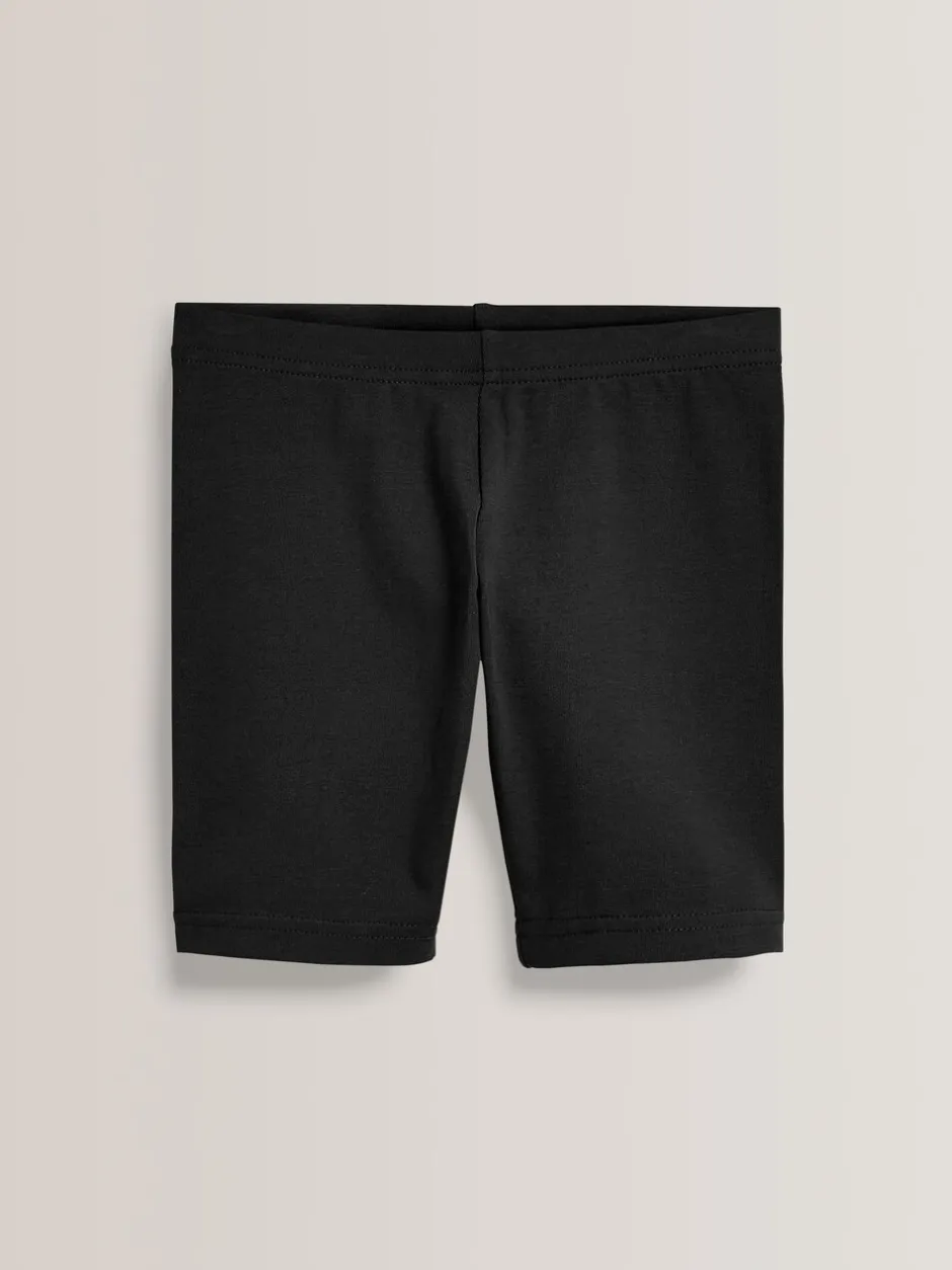 Schoolkleding|Shorts En Rokken*Next - Verpakking van 2 stretchy fietsshorts met hoog katoengehalte (3-16jr) Zwart