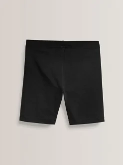 Schoolkleding|Shorts En Rokken*Next - Verpakking van 2 stretchy fietsshorts met hoog katoengehalte (3-16jr) Zwart