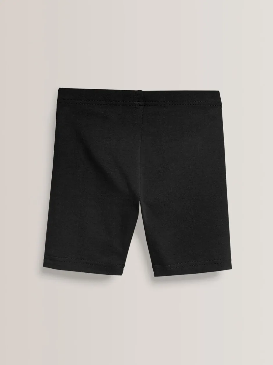 Schoolkleding|Shorts En Rokken*Next - Verpakking van 2 stretchy fietsshorts met hoog katoengehalte (3-16jr) Zwart