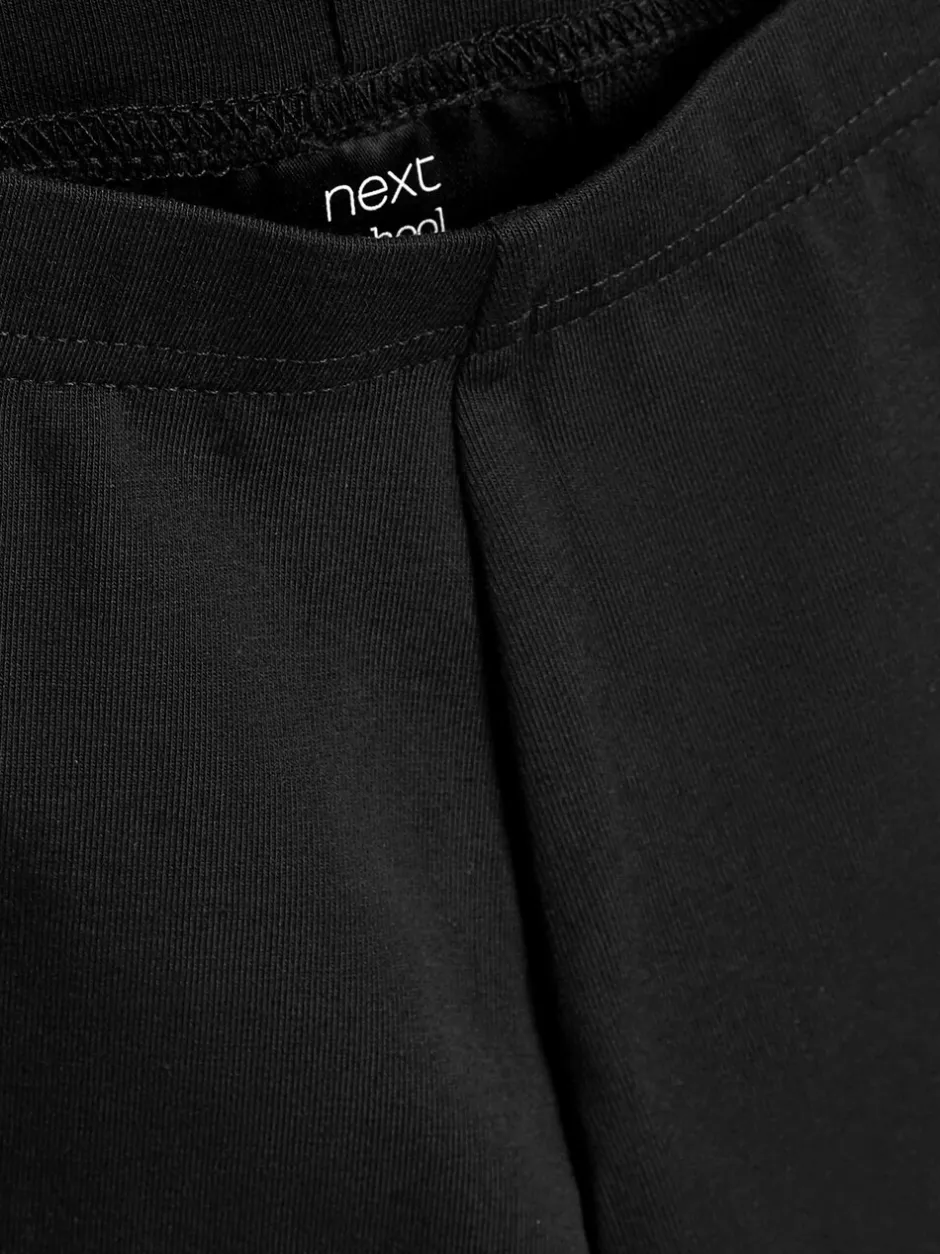 Schoolkleding|Shorts En Rokken*Next - Verpakking van 2 stretchy fietsshorts met hoog katoengehalte (3-16jr) Zwart