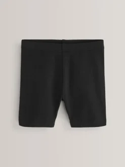 Shorts En Rokken*Next - Verpakking van 5 stretchy fietsshorts met hoog katoengehalte (3-16jr) Zwart