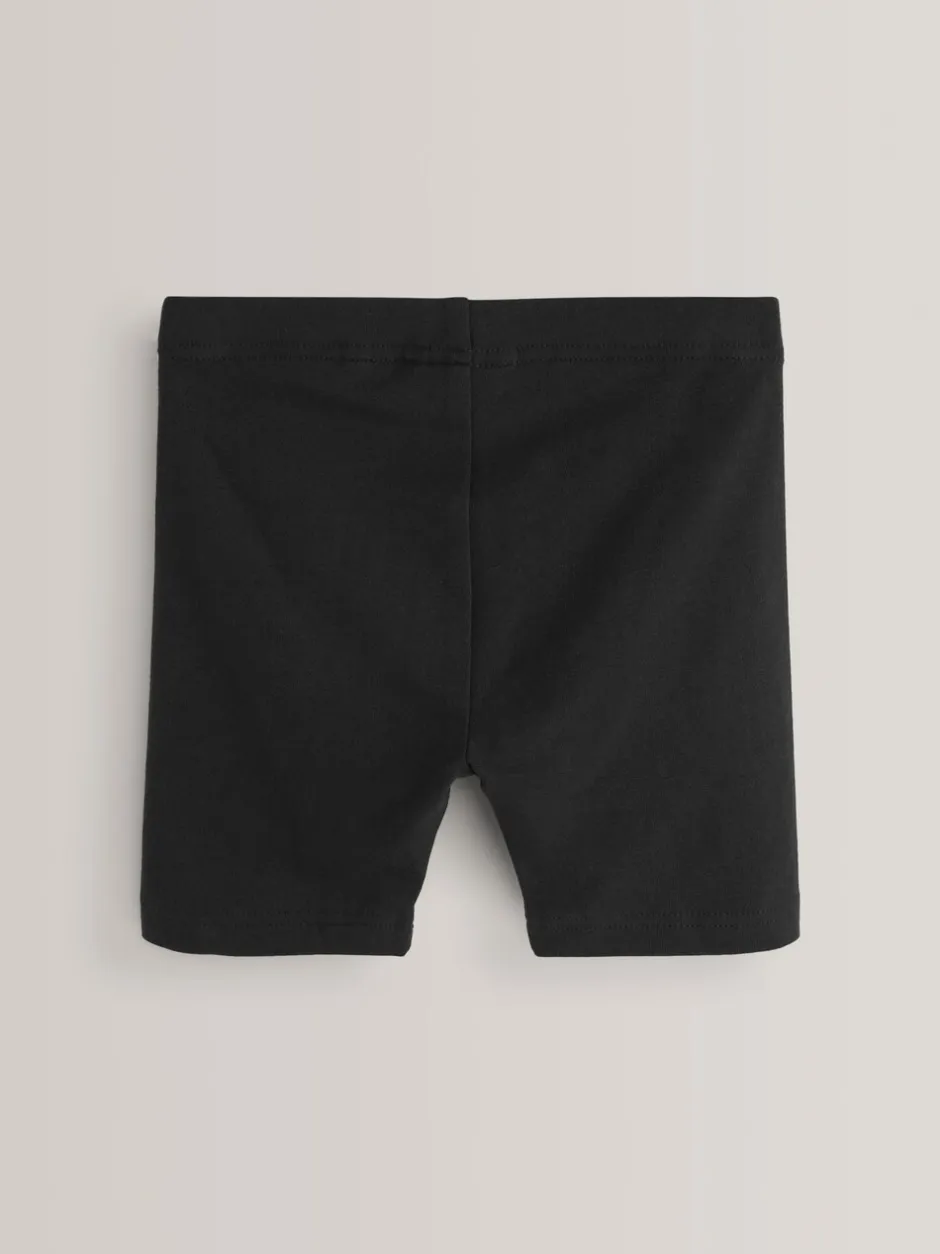 Shorts En Rokken*Next - Verpakking van 5 stretchy fietsshorts met hoog katoengehalte (3-16jr) Zwart