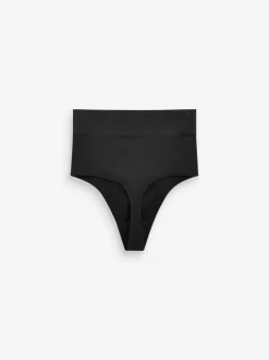 Shapewear|Next - Vormgevende naadloze slip voor gladdere dijen met stevige buikcorrectie Zwart
