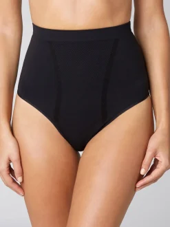 Shapewear|Next - Vormgevende naadloze slip voor gladdere dijen met stevige buikcorrectie Zwart