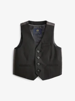 Kostuums En Herenvesten|Shirts*Next - Waistcoat (3-16yrs) Zwart