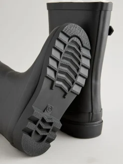Laarzen|Boots|Next - Warmgevoerde regenlaarzen met gesp Zwart