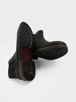 Boots|Next - Wasachtige leren Chelsea Boots Zwart