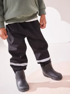 Broeken En Chino's|Next - Waterdichte broek (9 mnd-10 jr) Zwart