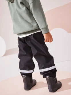 Broeken En Chino's|Next - Waterdichte broek (9 mnd-10 jr) Zwart