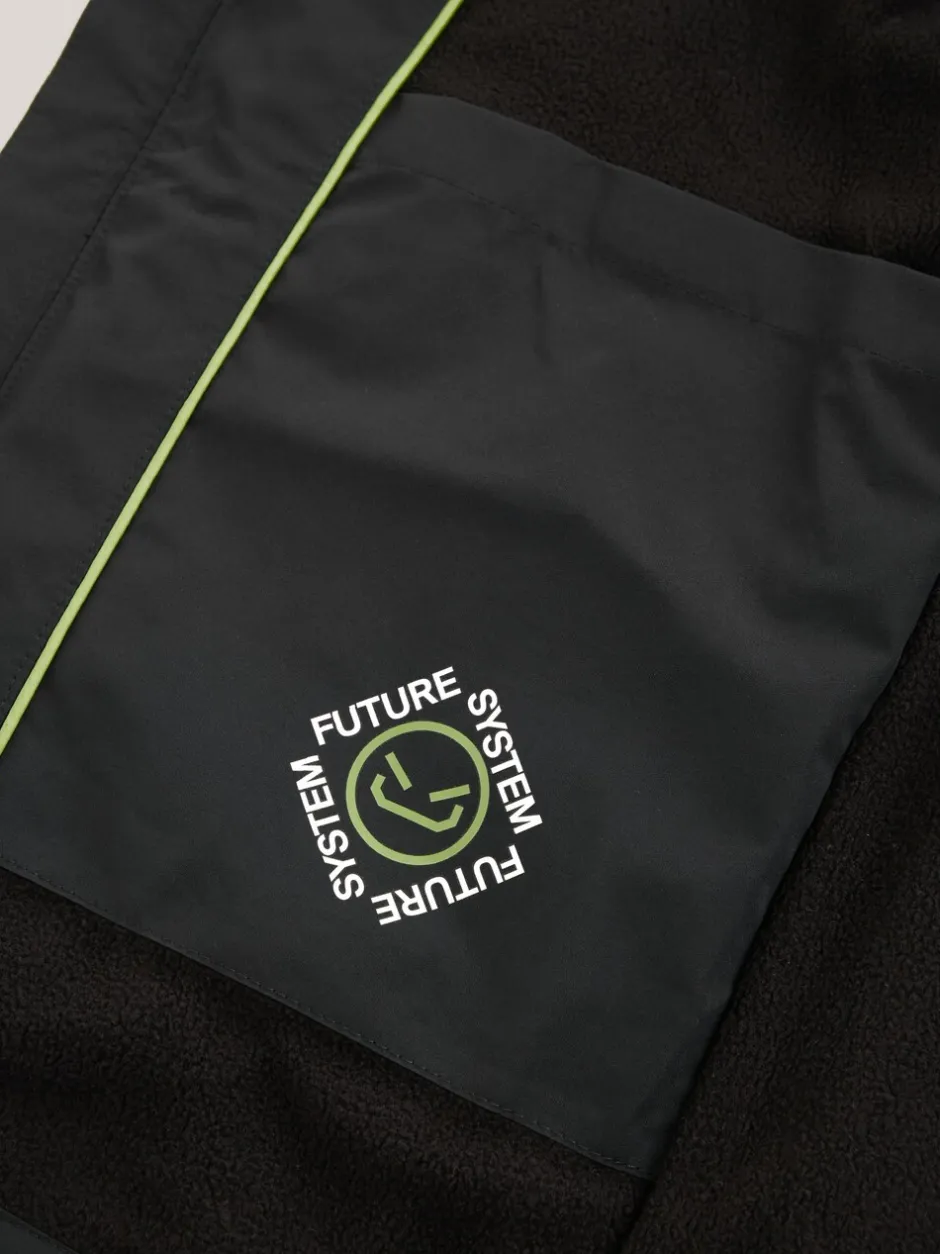 Schoolkleding|Jassen En Jacks|Next Zwart - Waterdichte jas met fleece voering en capuchon (3-17jr)