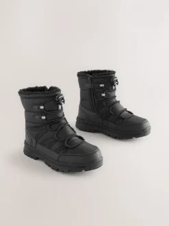 Boots*Next Zwart - Waterdichte sneeuwlaarzen met Thinsulate-voering