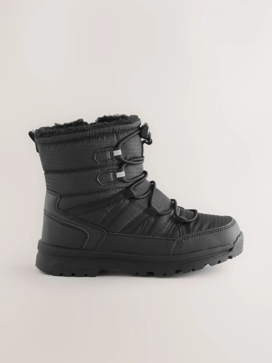 Boots*Next Zwart - Waterdichte sneeuwlaarzen met Thinsulate-voering