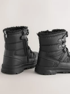 Boots*Next Zwart - Waterdichte sneeuwlaarzen met Thinsulate-voering