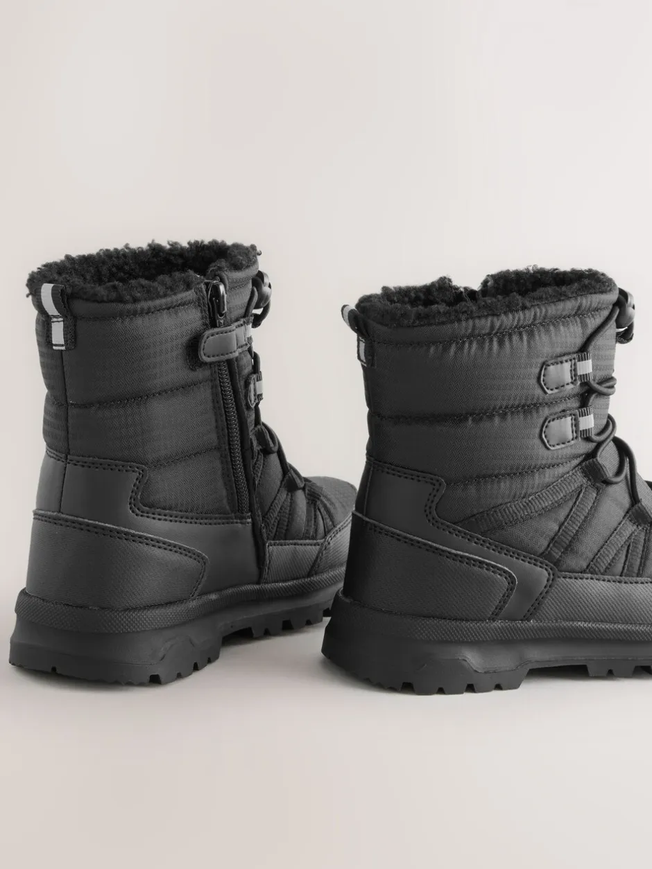 Boots*Next Zwart - Waterdichte sneeuwlaarzen met Thinsulate-voering
