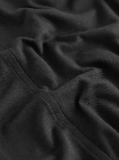 Broeken*Next - Wide Leg Jersey Joggers Zwart