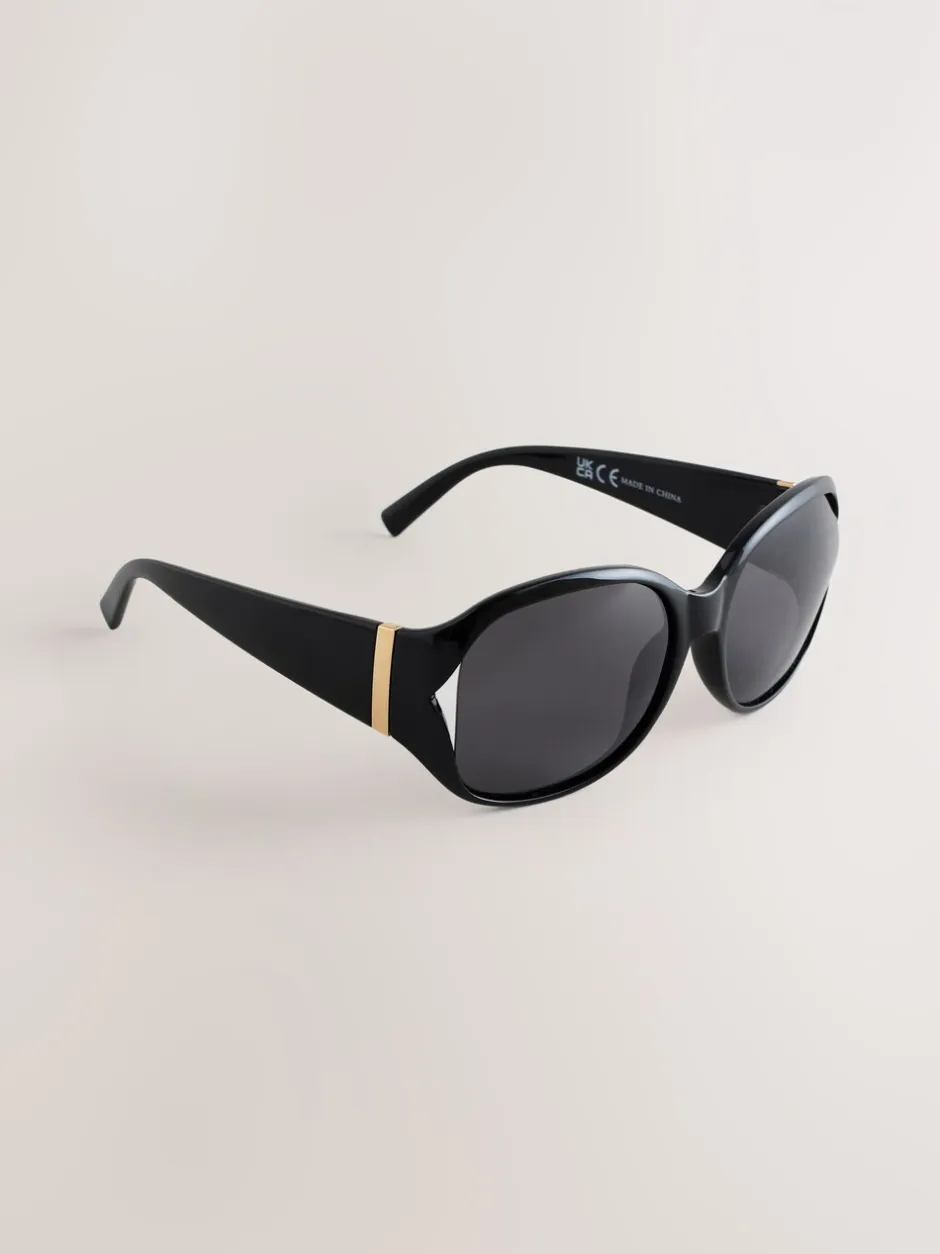 Zonnebril|Next Zwart - Wrap Around Sunglasses