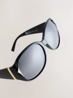 Zonnebril|Next Zwart - Wrap Around Sunglasses