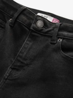 Jeans*Next - Zandloper superzachte jeans met uitlopende pijpen Zwart