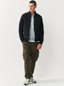 Jassen En Jacks|Next - Zonder capuchon. - Hybrid Full Zip Jacket Zwart
