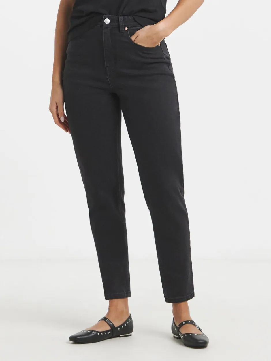 Jeans|Simply Be - 99/1 Loose Mom Jeans Zwart chroom
