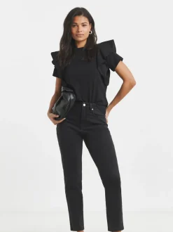 Jeans|Simply Be - 99/1 Loose Mom Jeans Zwart chroom