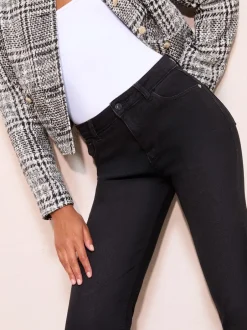 Jeans*Friends Like These - Ankle Straight Leg Jeans Zwart denim