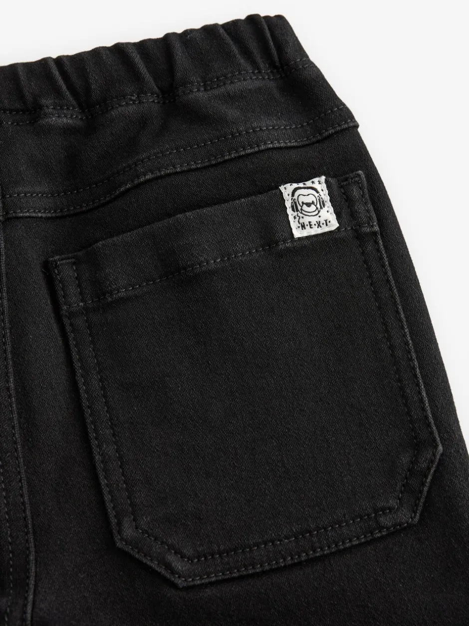 Jeans En Joggingbroeken|Jeans|Next - Superzachte jeans met stretch en elastische taille (3 mnd-7 jr) Zwart denim
