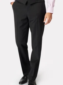 Formele Broek*Brook Taverner Zwart grijs - Avalino Fit Trousers