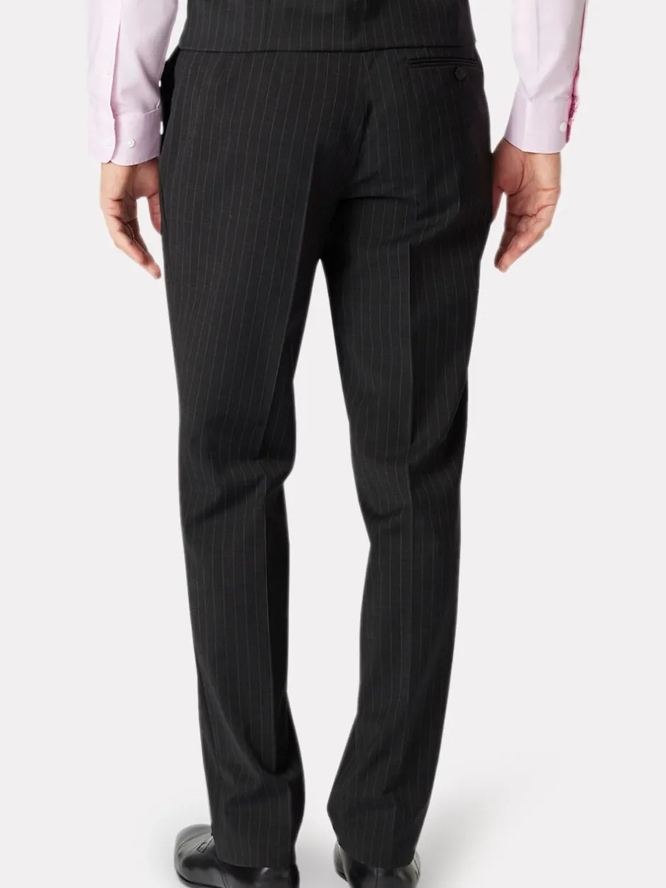 Formele Broek*Brook Taverner Zwart grijs - Avalino Fit Trousers