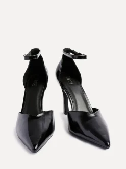 Schoenen Met Hakken|Linzi Zwart grijs - Moira Classic Stiletto Court Heels