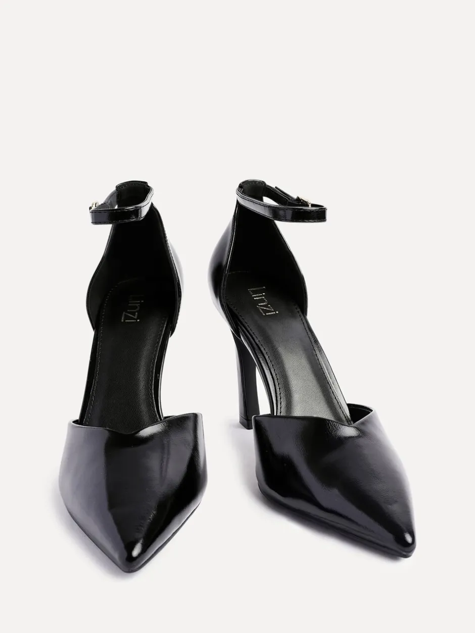 Schoenen Met Hakken|Linzi Zwart grijs - Moira Classic Stiletto Court Heels