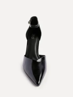 Schoenen Met Hakken|Linzi Zwart grijs - Moira Classic Stiletto Court Heels