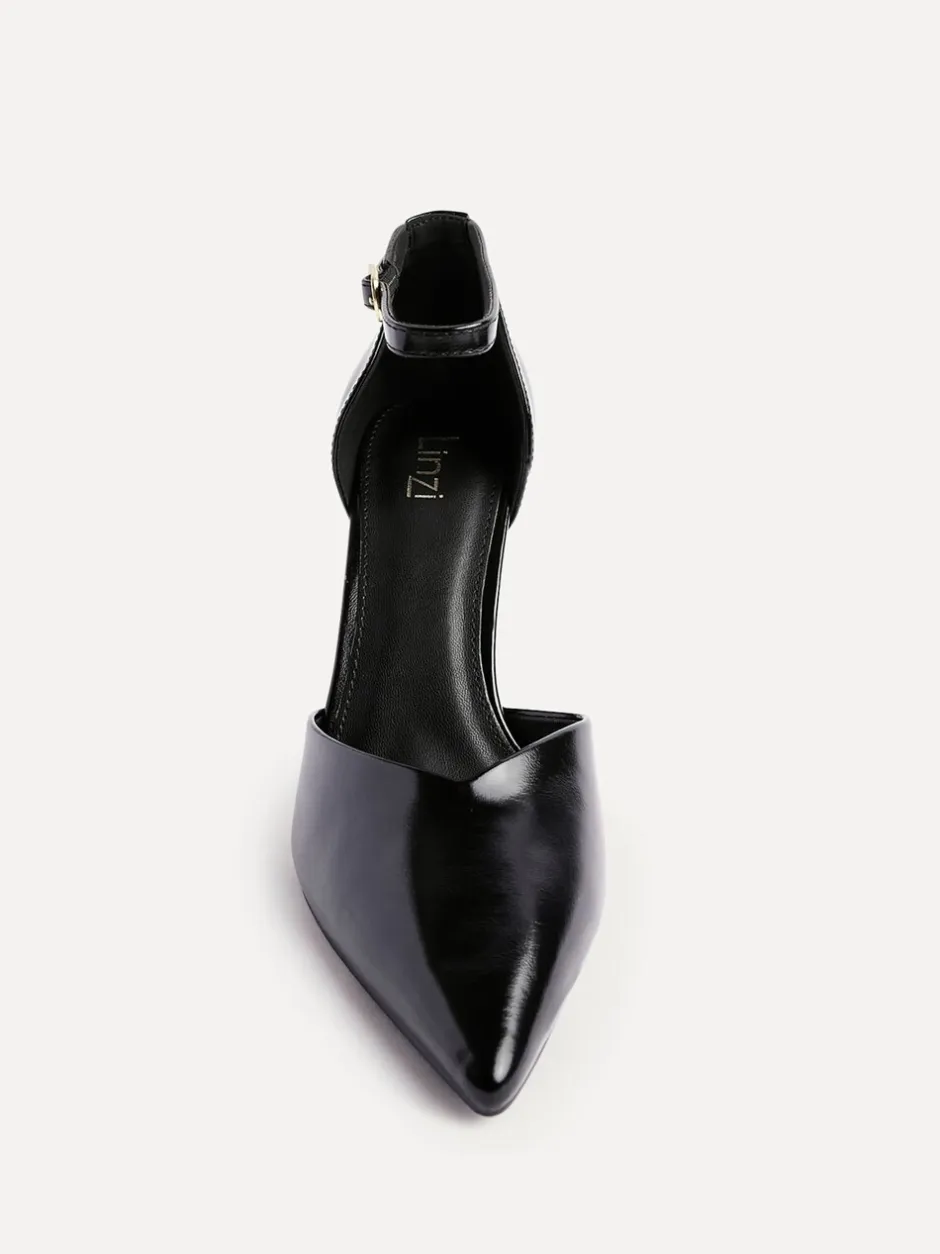 Schoenen Met Hakken|Linzi Zwart grijs - Moira Classic Stiletto Court Heels
