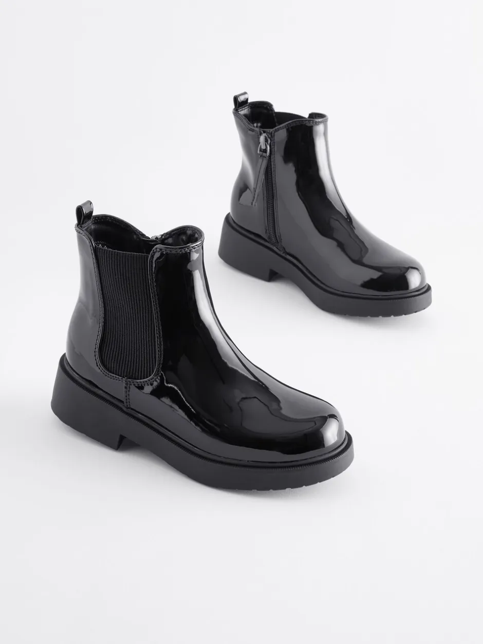 Boots*Next - Chelsea enkellaars Zwart lak