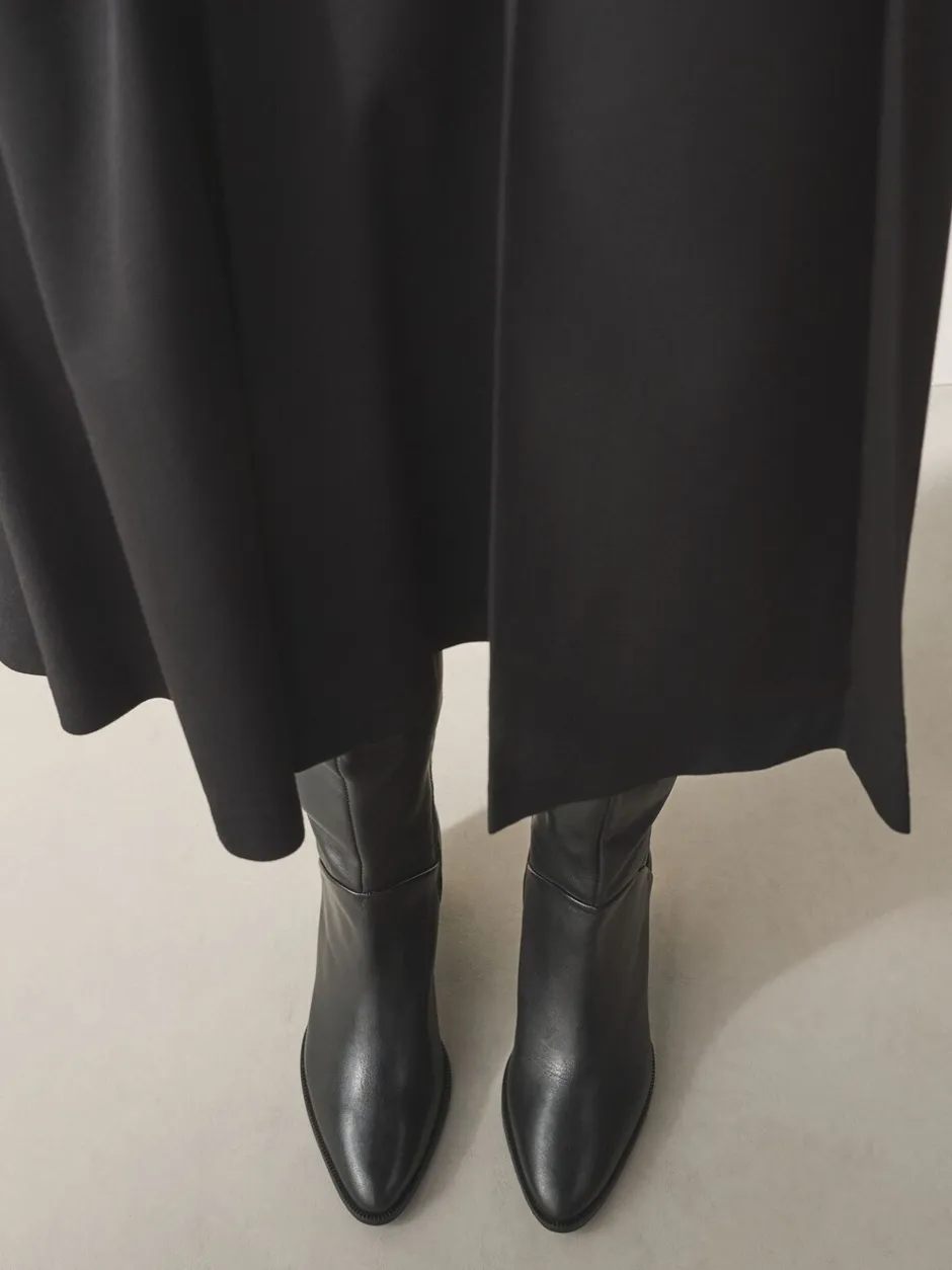Boots*Next - Forever Comfort® Western Block Heel Knee High Boots Zwart leer