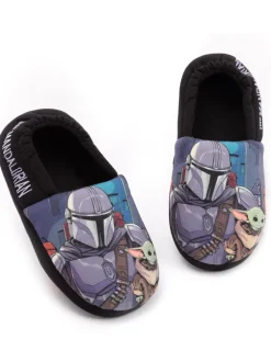 Pantoffels*Vanilla Underground Zwart Mandalorian - winterpantoffels