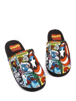 Pantoffels*Vanilla Underground Zwart Marvel® - Mr Men Mr Lazy pantoffels