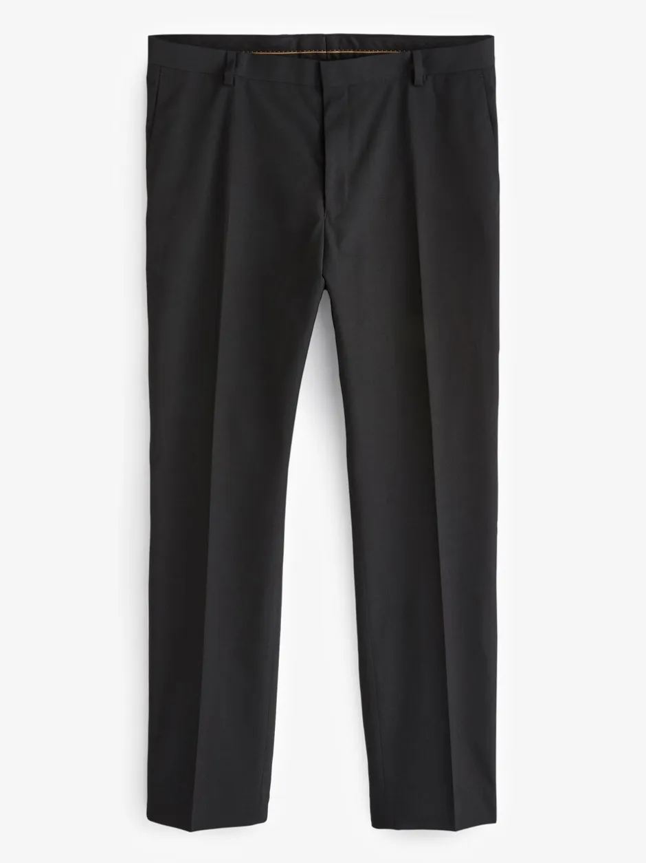 Smokings En Feestkleding|Next Zwart met bies - Tailored fit - Pantalon in smokingstijl