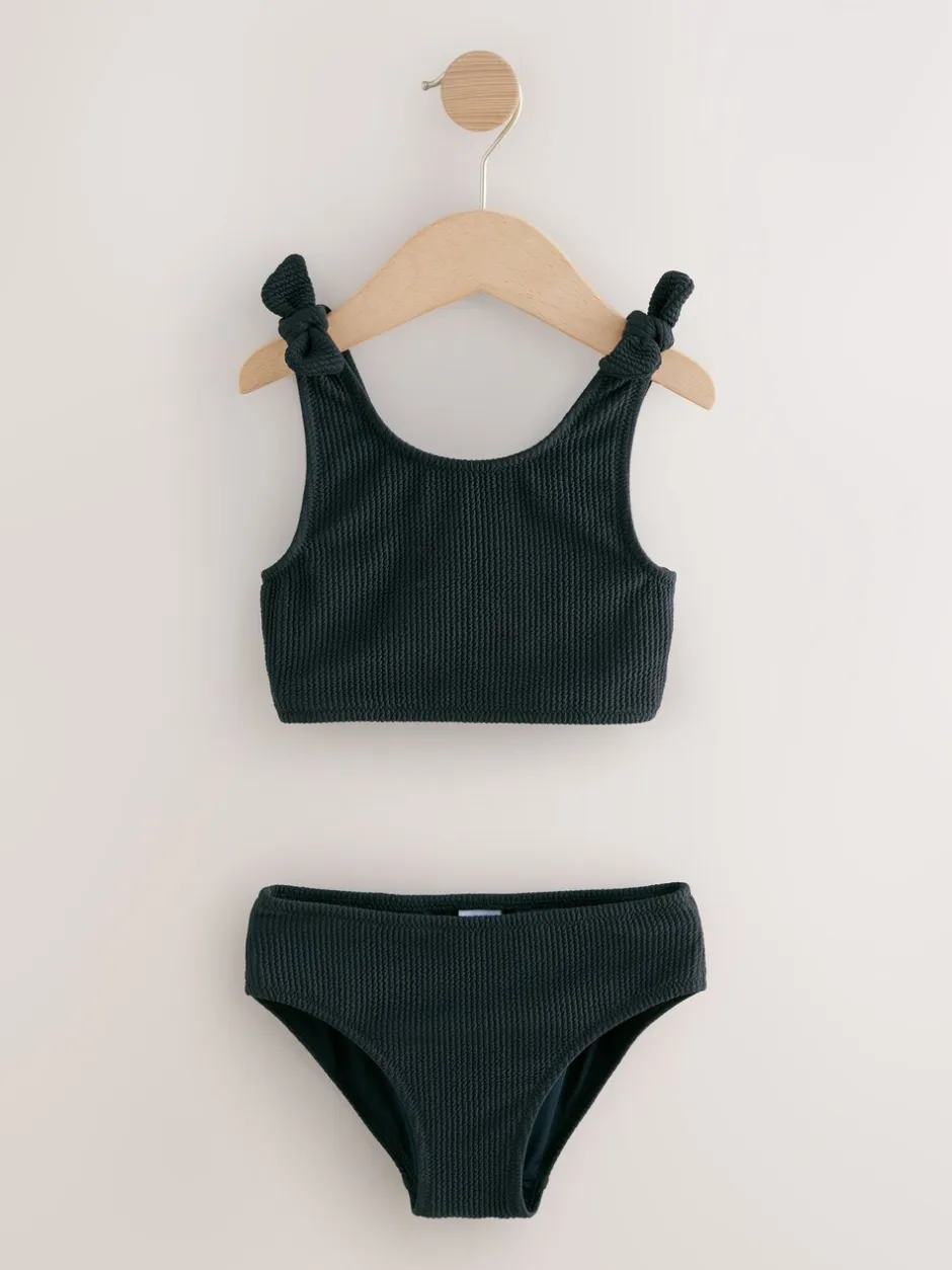 Badkleding|Next - Bikini (3-16 jr) Zwart met kreuk