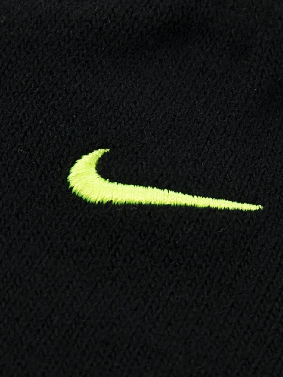 Mutsen, Handschoenen En Sjaals*Nike - Swoosh Repeat Beanie and Glove Set Zwart met meerkleurig