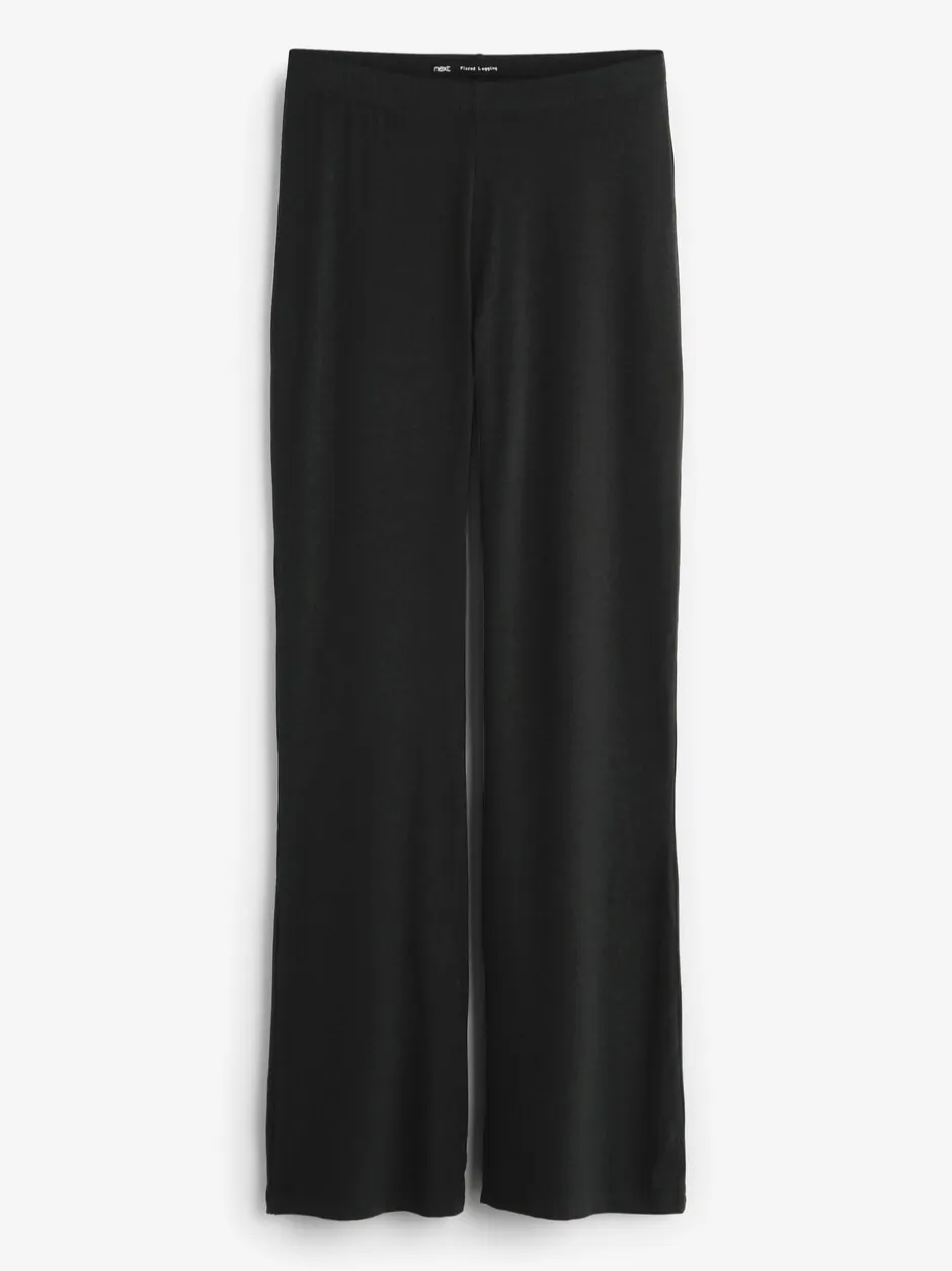 Leggings En Joggingbroeken*Next - - Onverkorte legging Zwart met uilopende pijpen