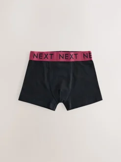 Multipacks|Ondergoed|Next Zwart met Varsity tailleband - Verpakking van 10 trunks (1,5-16jr)