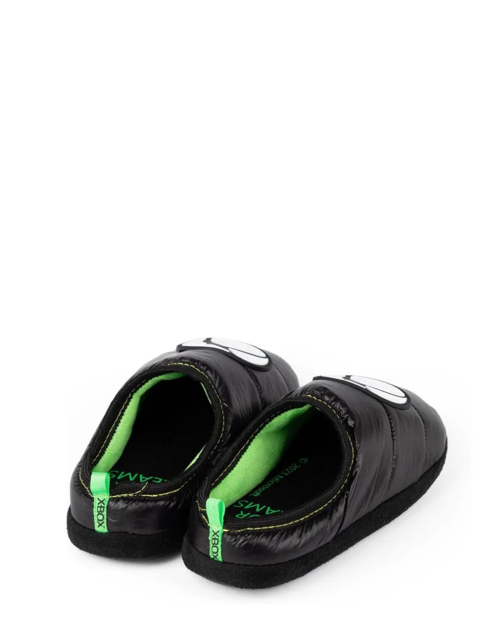 Pantoffels*Vanilla Underground Zwart met Xbox - winterpantoffels