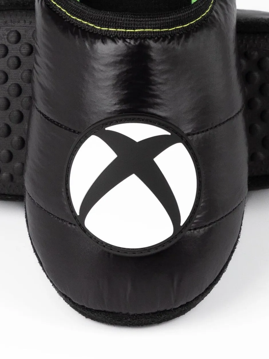 Pantoffels*Vanilla Underground Zwart met Xbox - winterpantoffels
