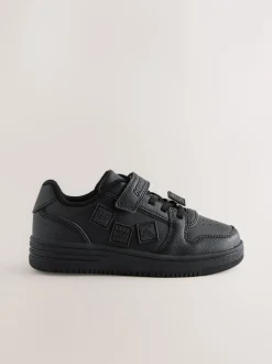 Sneakers|Sneakers|Next Zwart Minecraft - School Touch Fastening Elastic Lace Shoes