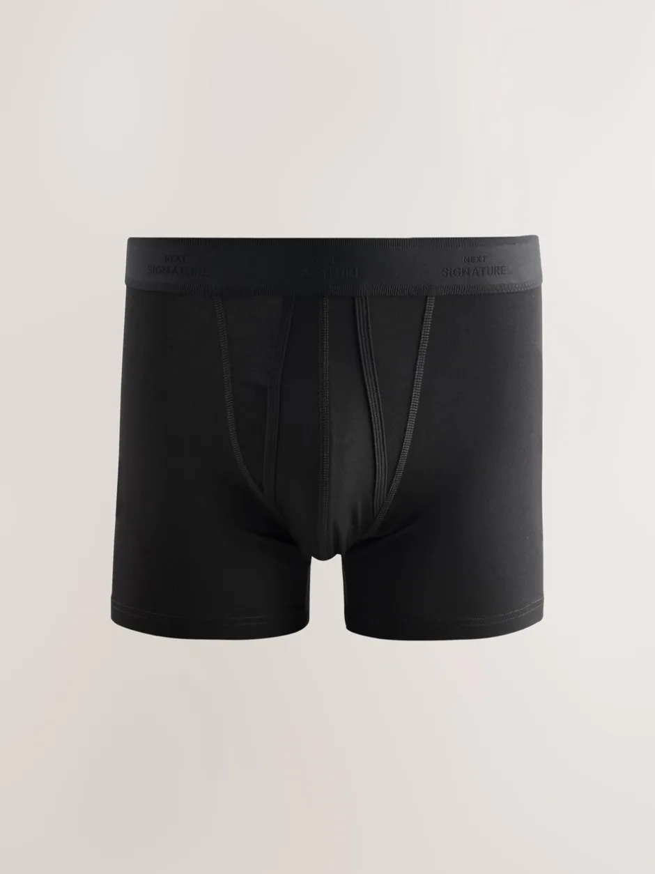 Ondergoed|Ondergoed*Next Zwart Modal - Verpakking van 10 - Signature boxershorts