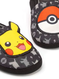 Pantoffels*Vanilla Underground Zwart Pokemon - winterpantoffels